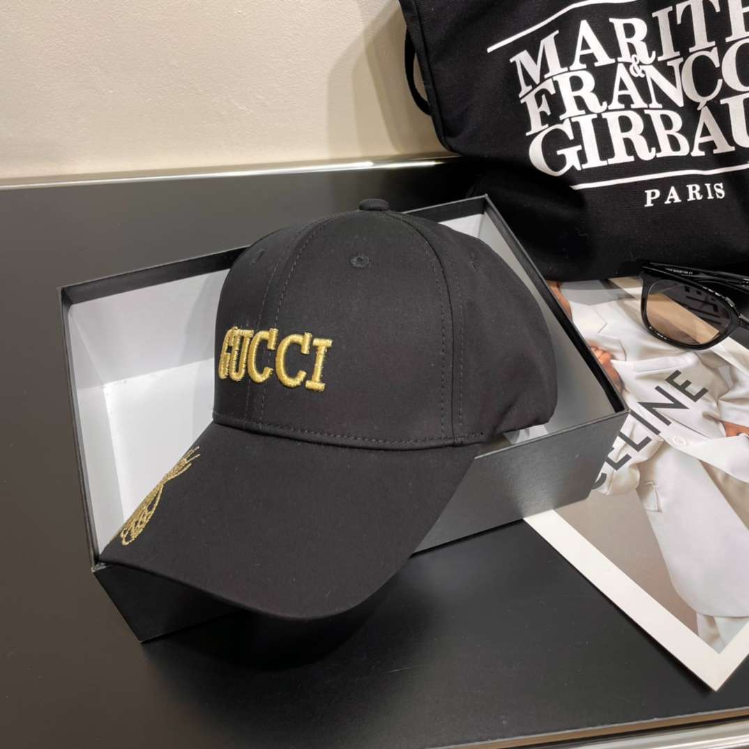 Gvc*1 Bee Baseball Hat Black For Women