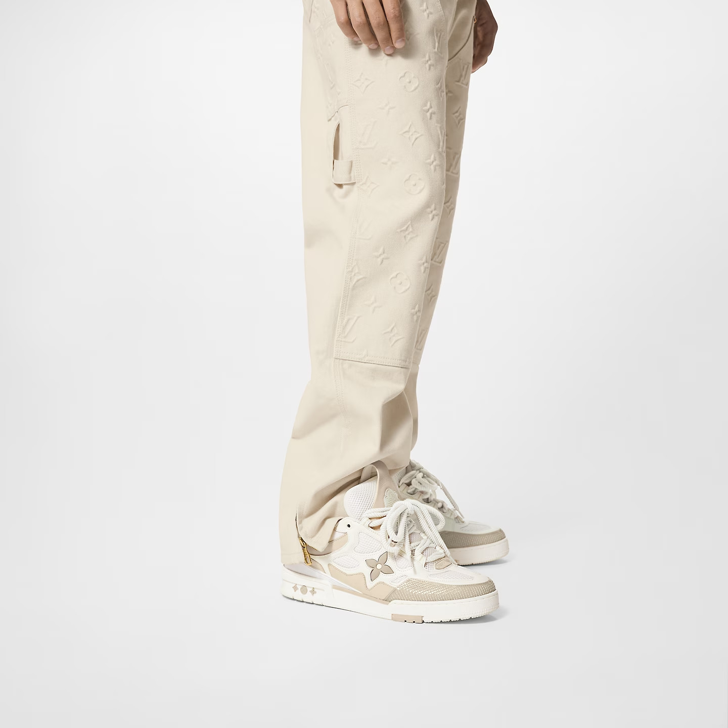 LV Skate Sneaker Beige For Men – 1AARQG