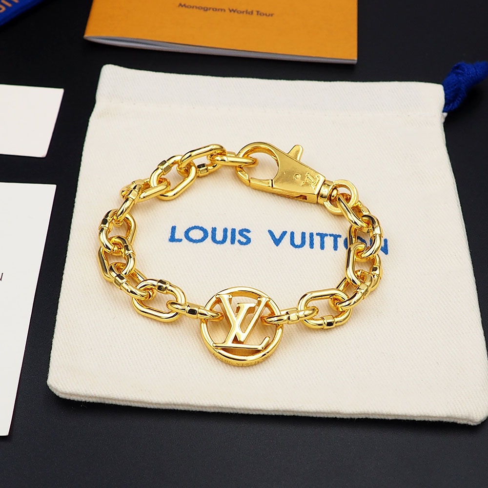L0vis Vvtt0n Circle Prime Bracelet Gold For Women