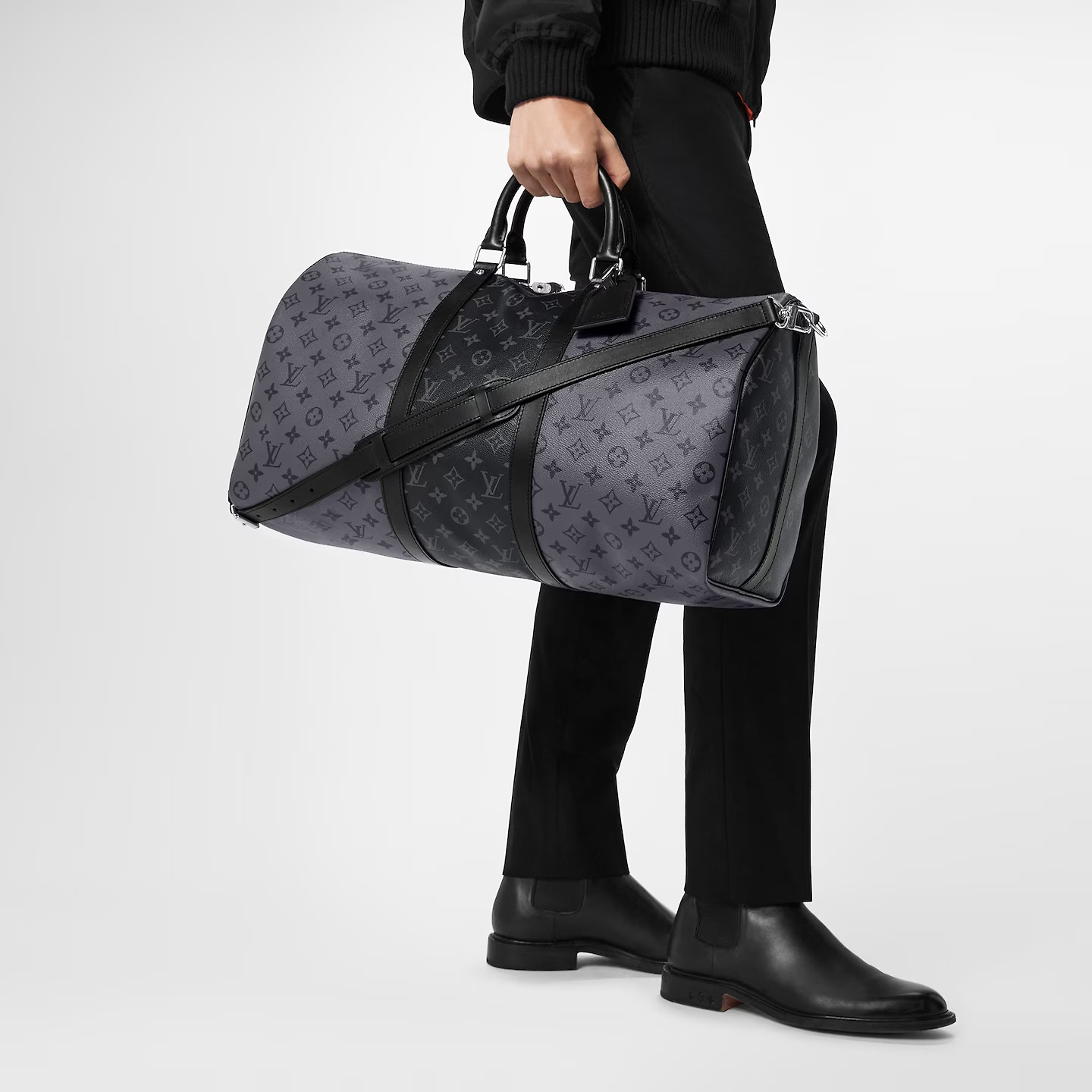 L0vis Vvtt0n Keepall Bandoulière 50 Bag Grey 19,7in/50cm M45392