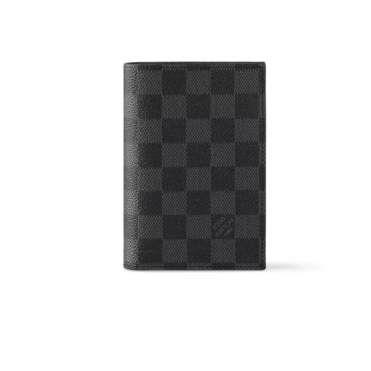 L0vis Vvtt0n Passport Cover Wallet Black For Men 5.5in/14cm N64411