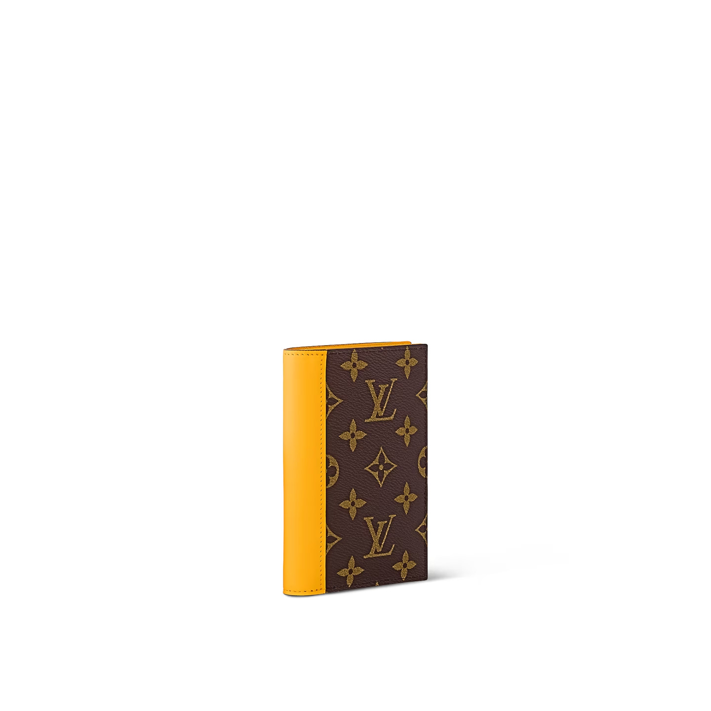 L0vis Vvtt0n Passport Cover Wallet Yellow For Men 5.5in/14cm M82864