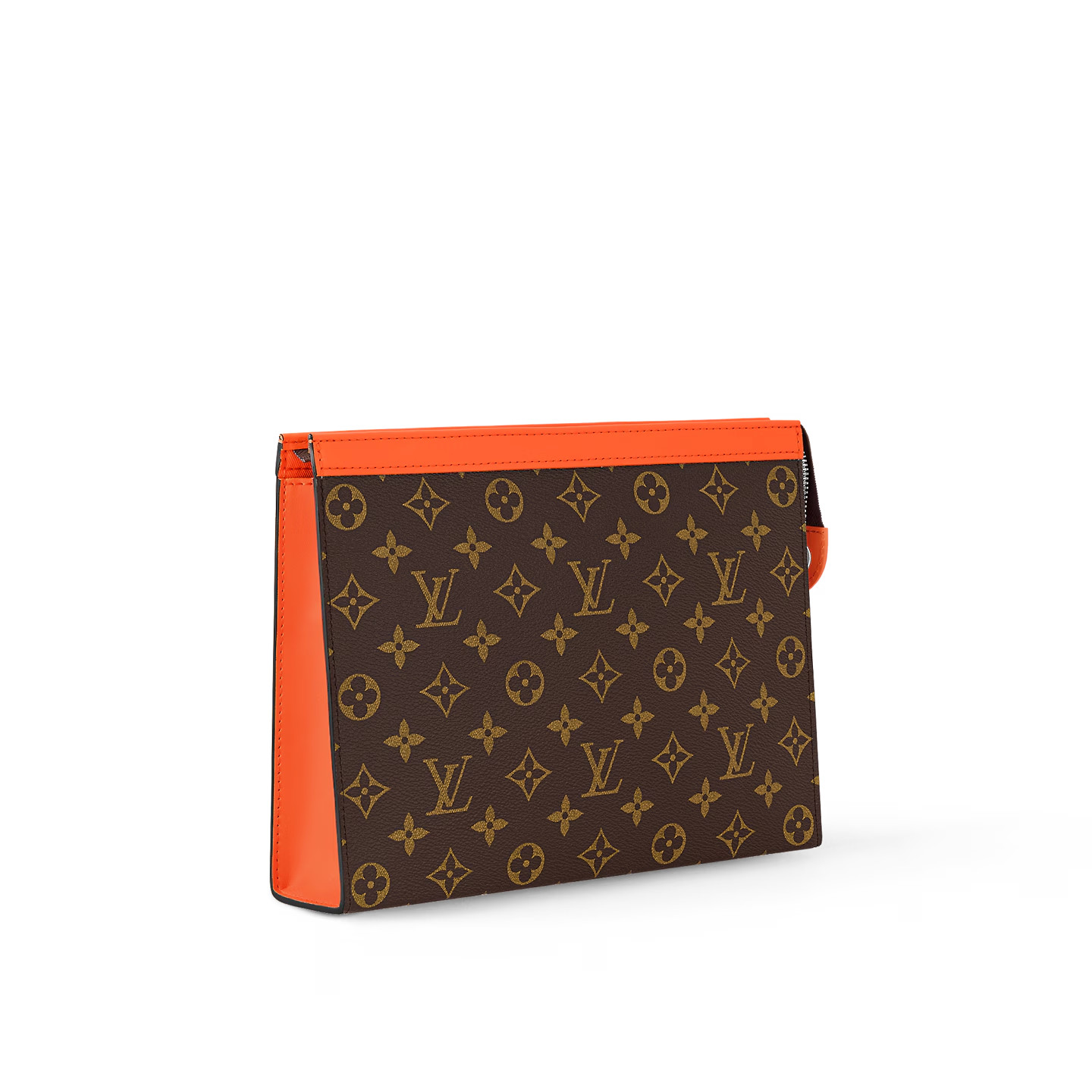L0vis Vvtt0n Pochette Voyage MM Pouch Bag Orange For Men 10,6in/27cm M82855
