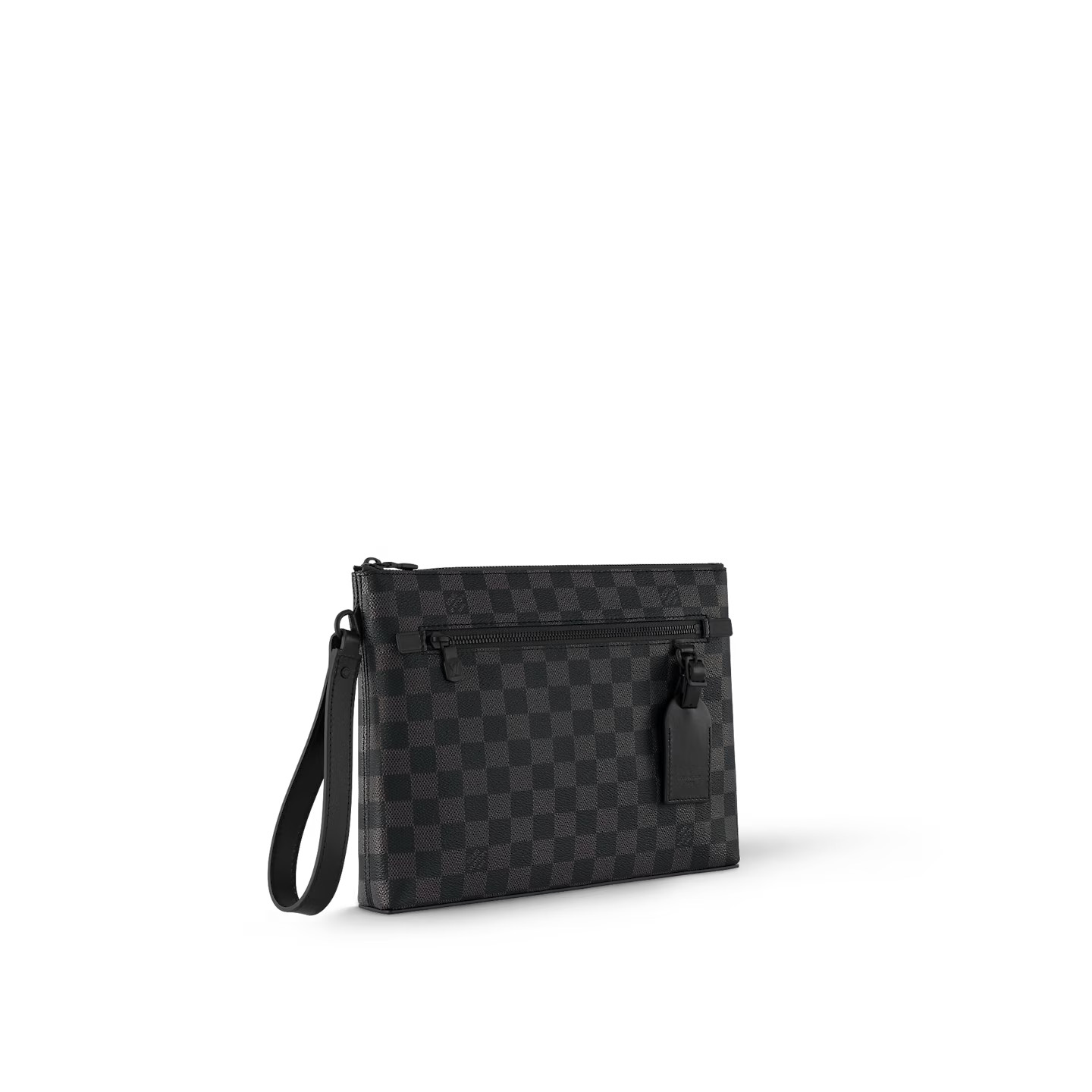 L0vis Vvtt0n Takeoff Pouch Wallet Black For Men 11.8in/30cm N40505