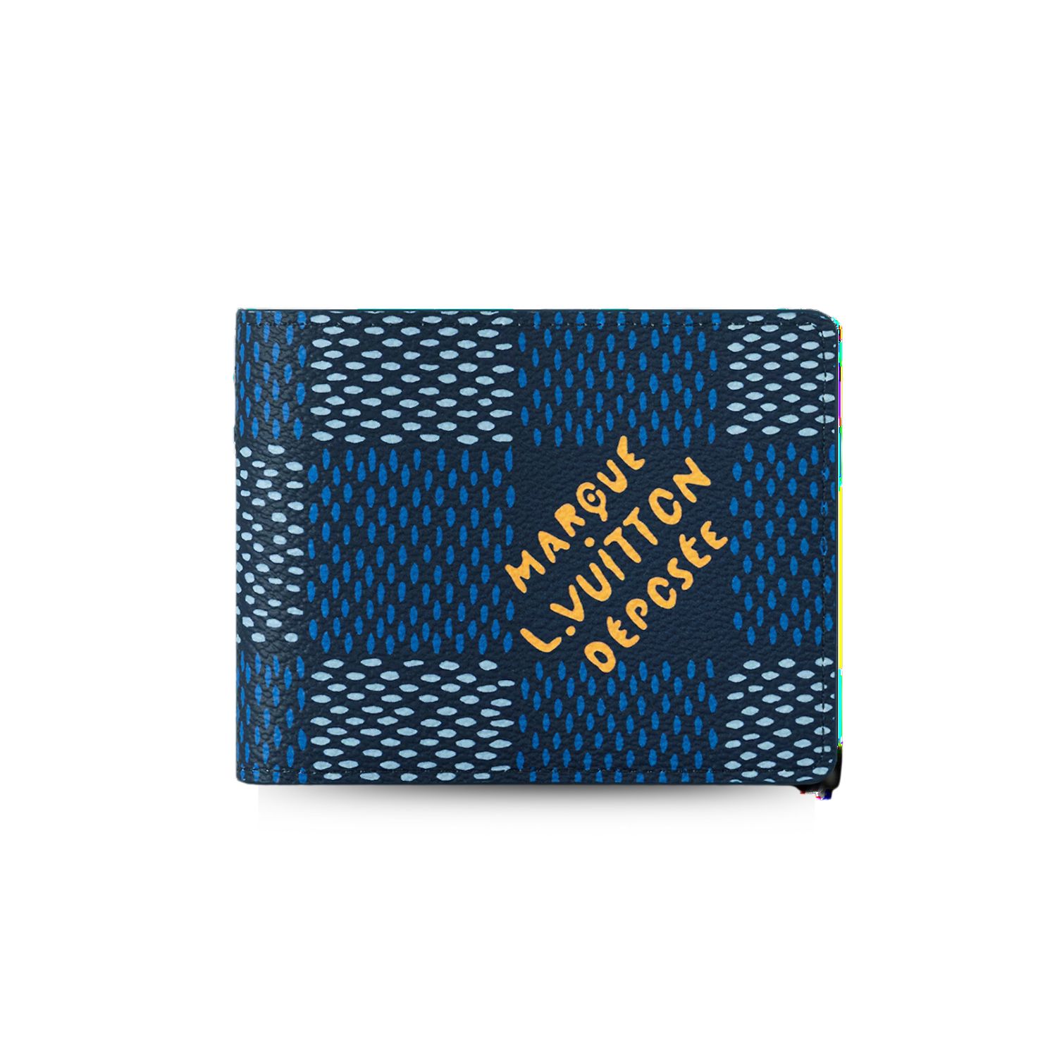 L0vis Vvtt0n Multiple Wallet Blue For Men 4.5 Inches/ 11.5 Cm N40676