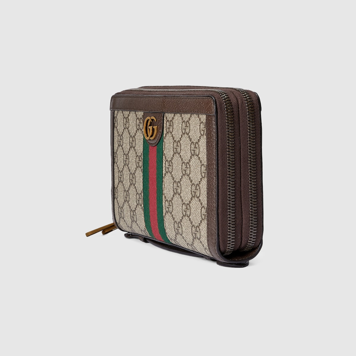 Gvc*1 Ophidia GG Travel Case Beige For Men 8.3 In/ 21 Cm 751610 96IWT 8745