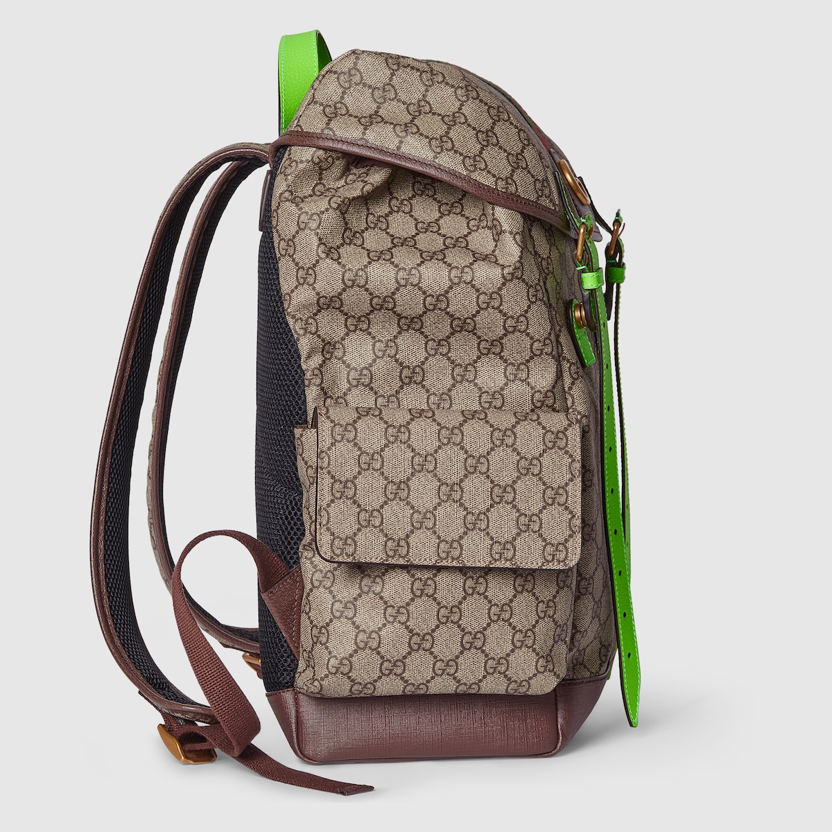 Gvc*1 Ophidia Medium Backpack Beige For Men 15.7 in/ 40 cm 598140 FADEB 9750