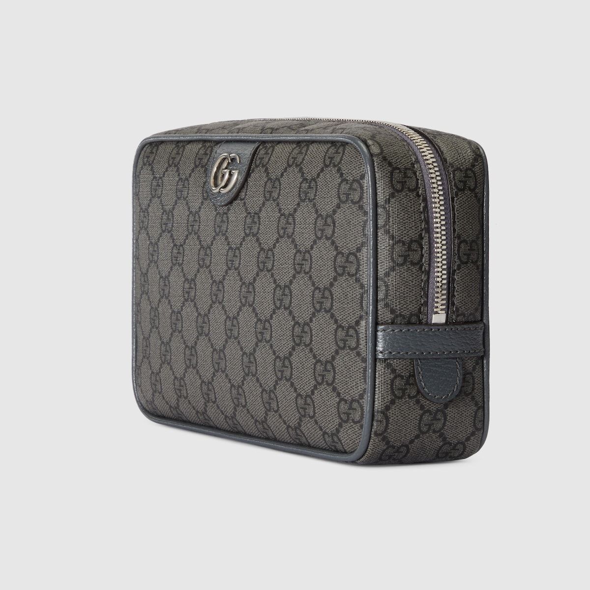 Gvc*1 Ophidia GG Toiletry Case Grey 9.2 in/ 23.5 cm 760019 UULBN 1244