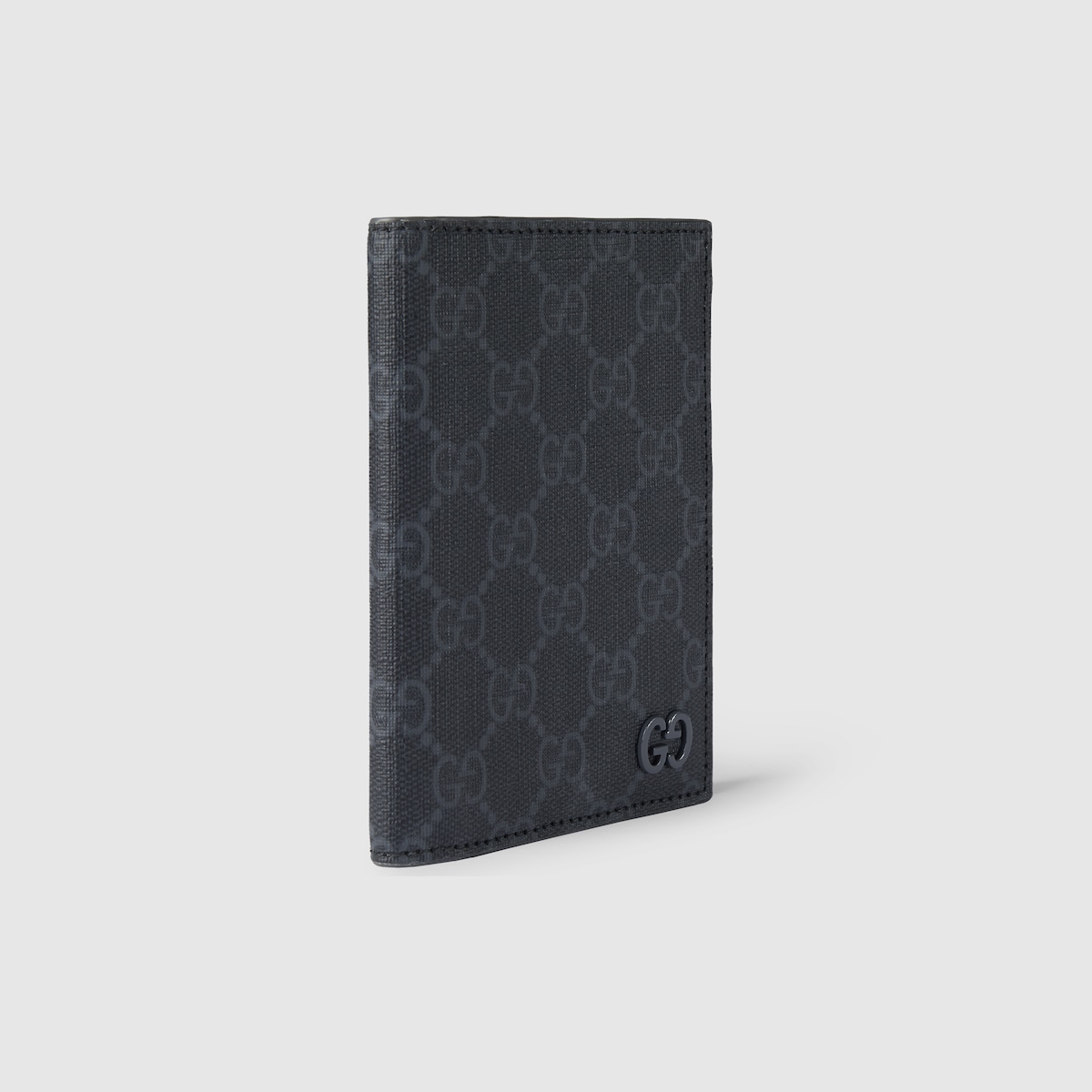 Gvc*1 Passport Case With GG Detail Black 7.5in/19cm 795229 FACQC 1048