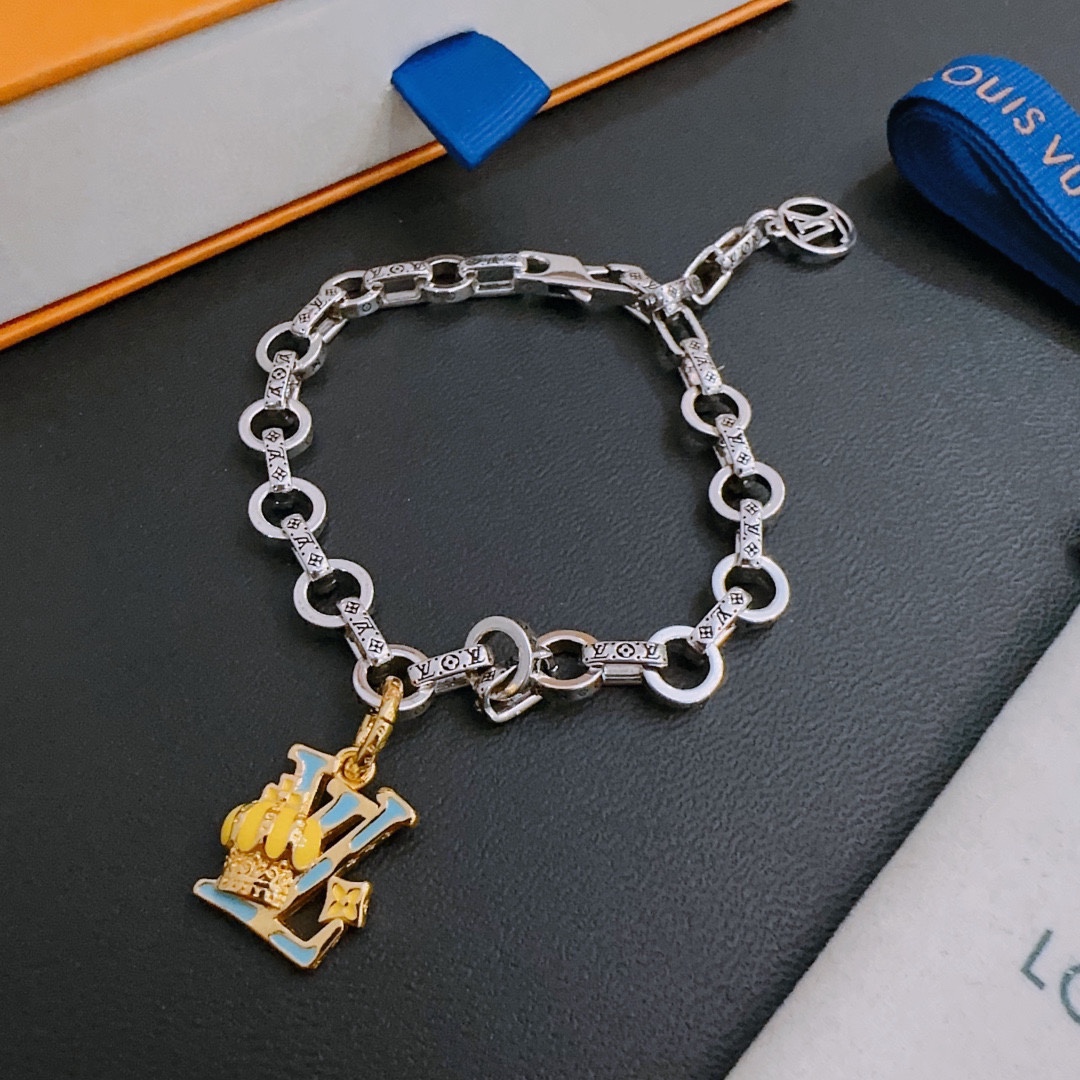 L0vis Vvtt0n Retro Bracelet Silver For Women
