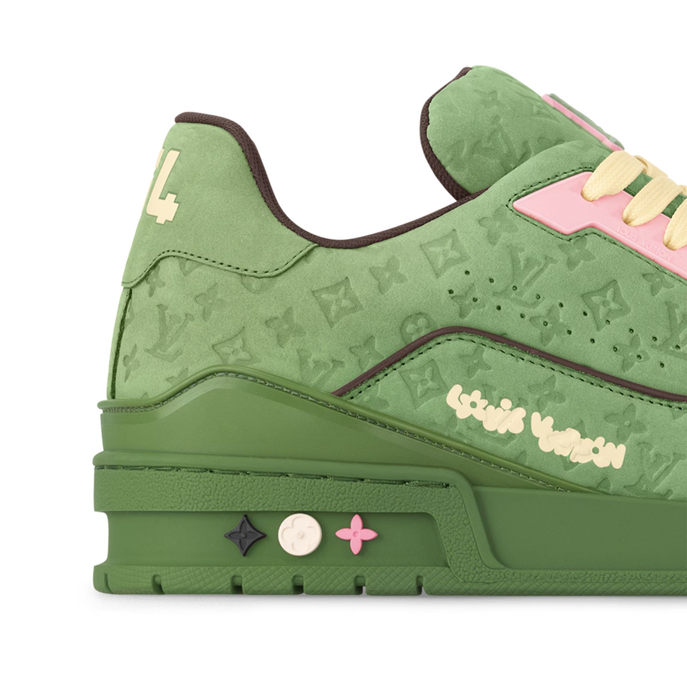 L0vis Vvtt0n Trainer Sneaker Green For Men 1ACR6E