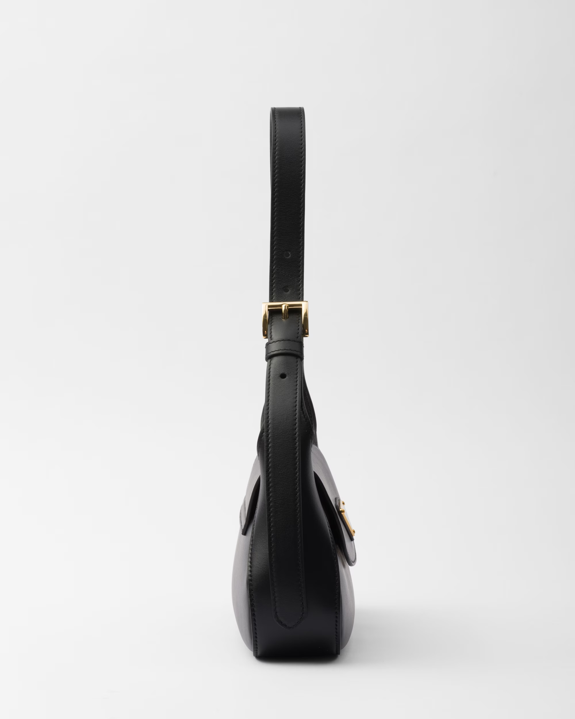 Pra*a Small Shoulder Bag Black For Women 9,8in/25cm