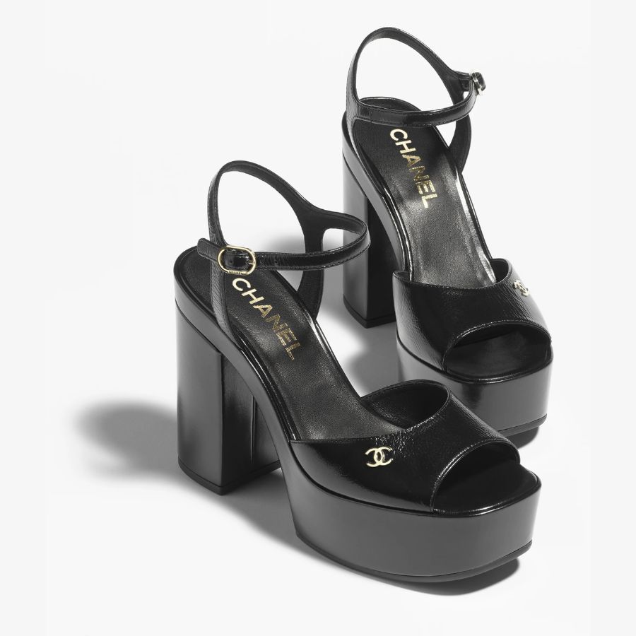 Ch**el Sandals Black For Women- G45740 B17144 94305