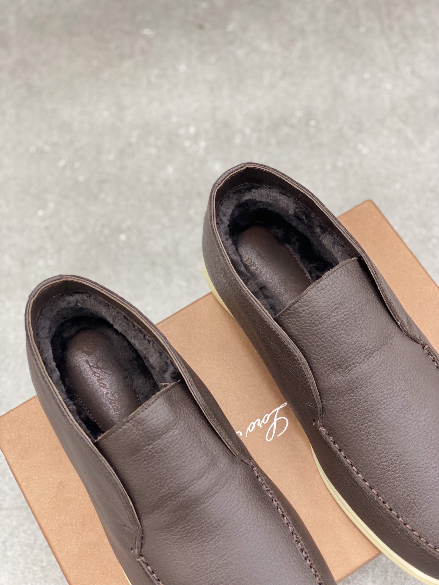 L0r0 P1ana Open Walk Ankle Boots Brown For Men FAI3276