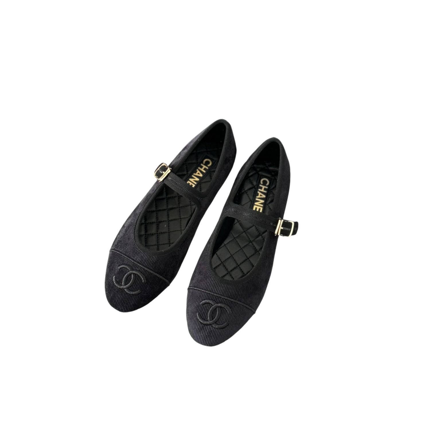 Ch**el Mary Janes 24SS Black For Women