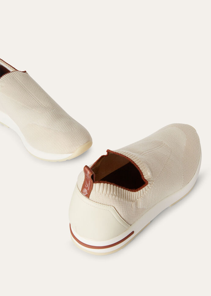 L0r0 P1ana 360 Lp Flexy Walk Sneaker Cream For Men FAI4815