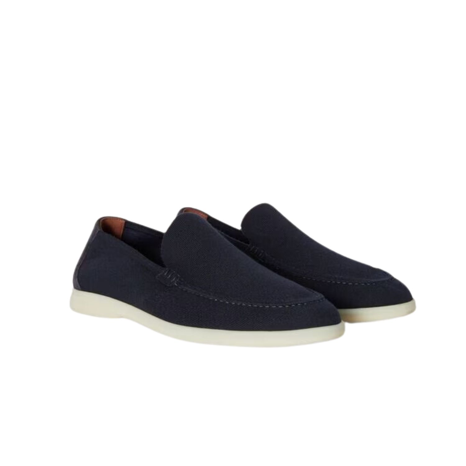 L0r0 P1ana Summer Walk Knitted Navy Blue For Men FAM1581