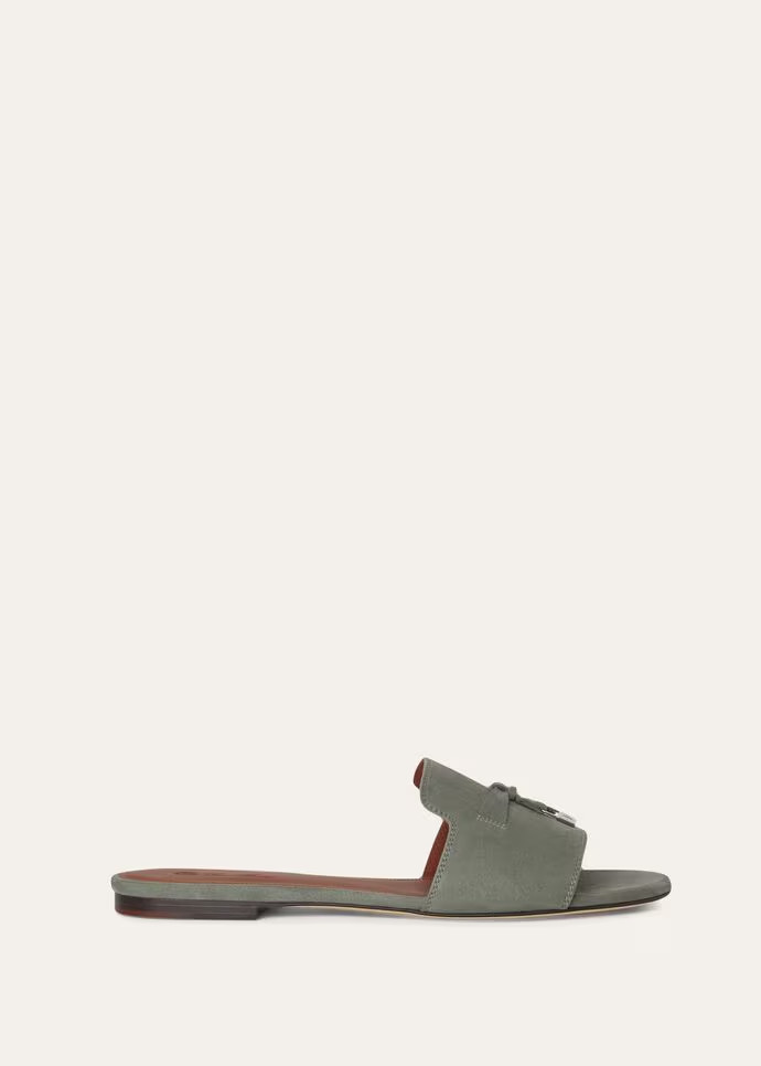 L0r0 P1ana Summer Charms Sandal Army Gray For Women – FAI5580 506Z