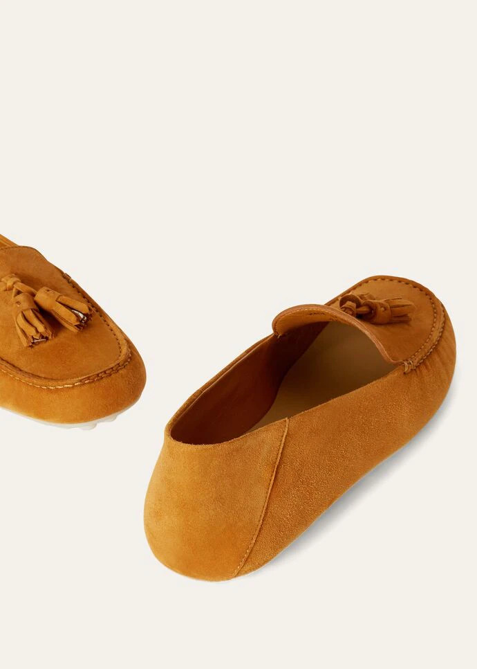 L0r0 P1ana Dot Sole Walk Loafers Chianti Cork For Women – FAN0109 L08R