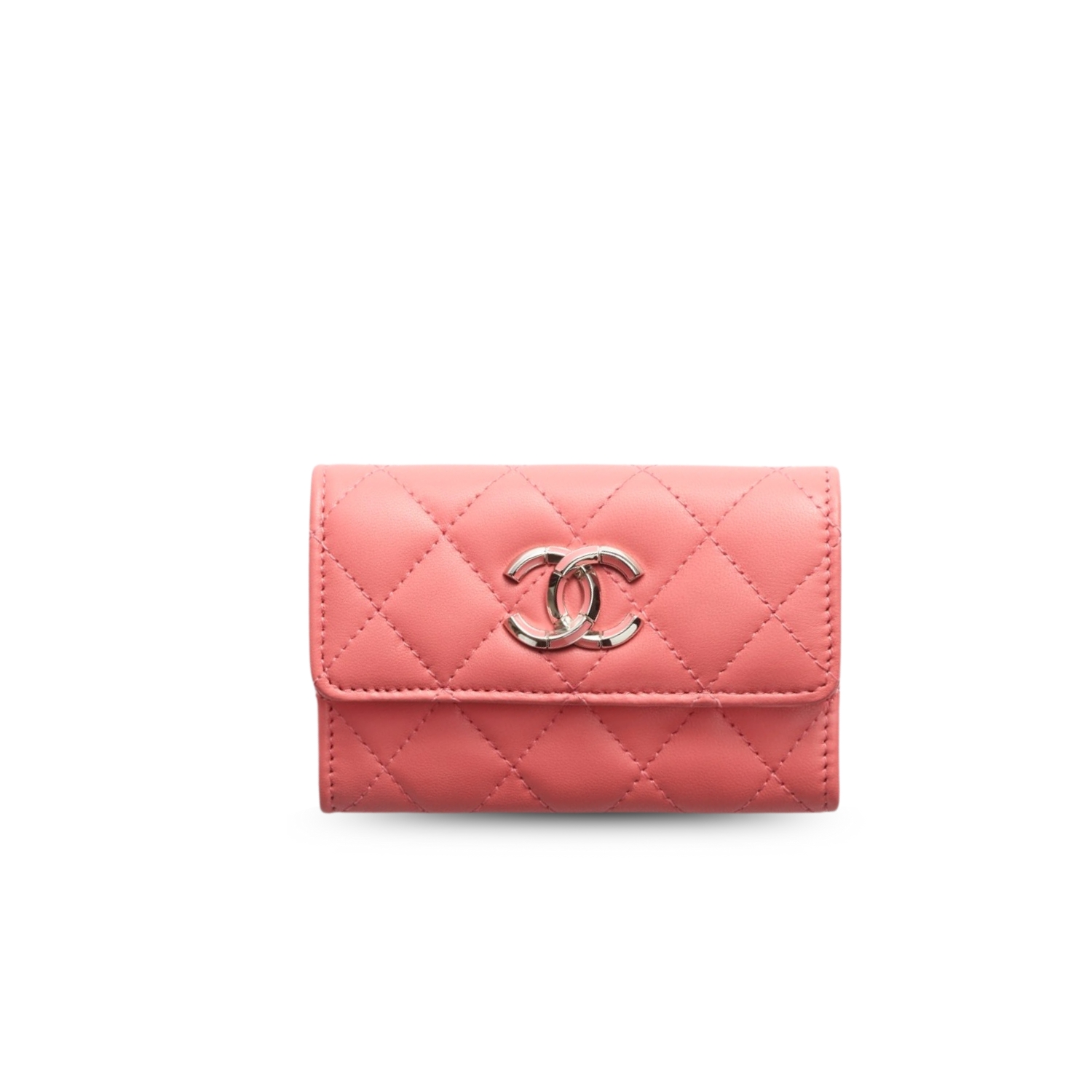 Ch**el Flap Card Holder Pink For Women 4.4in/11.3cm AP4194 B17694 NZG80