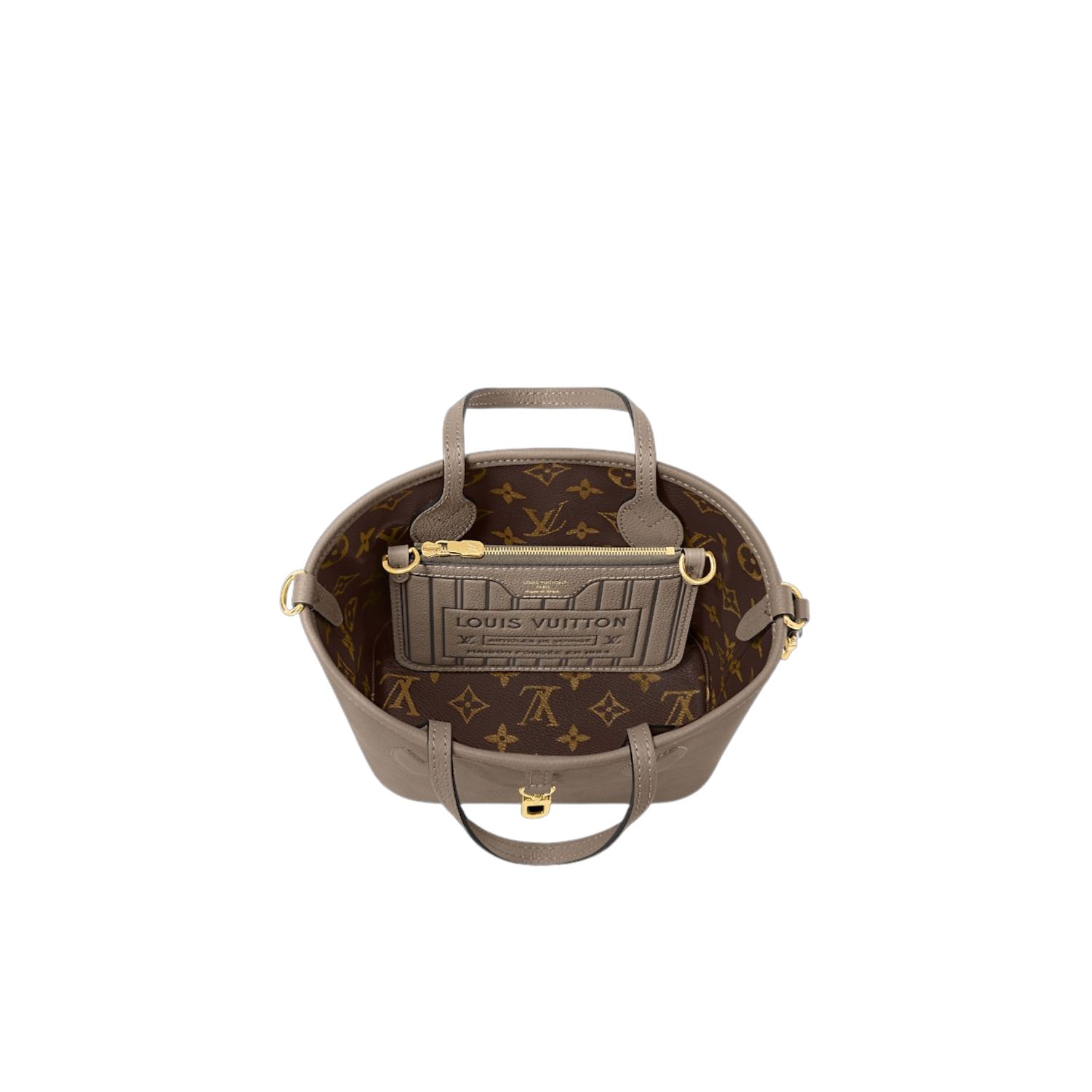 L0vis Vvtt0n Neverfull Bandoulière Inside Out BB Dark Fango For Women 24cm/9.4in – M12109
