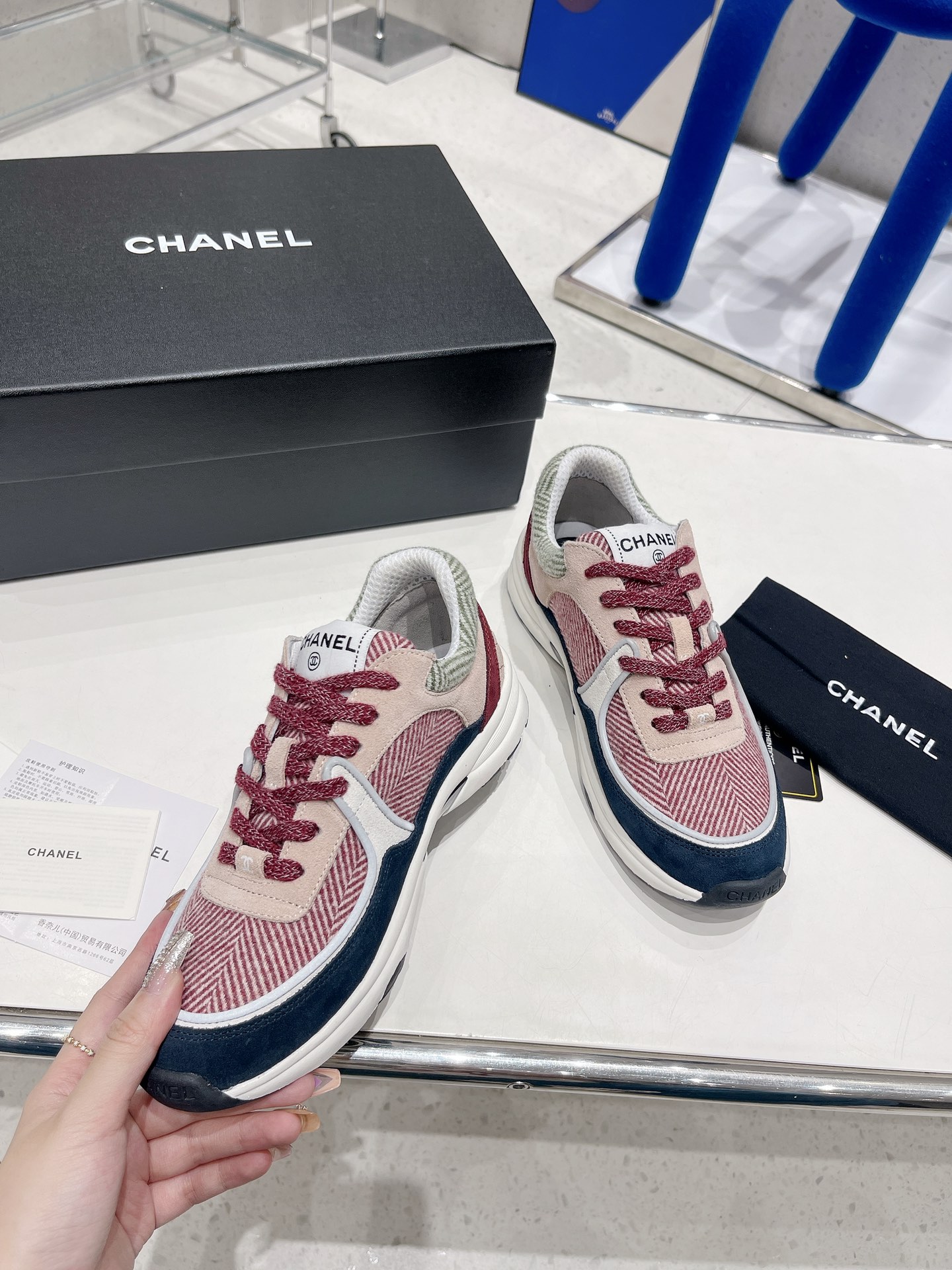 Ch**el Sneakers Grey For Women