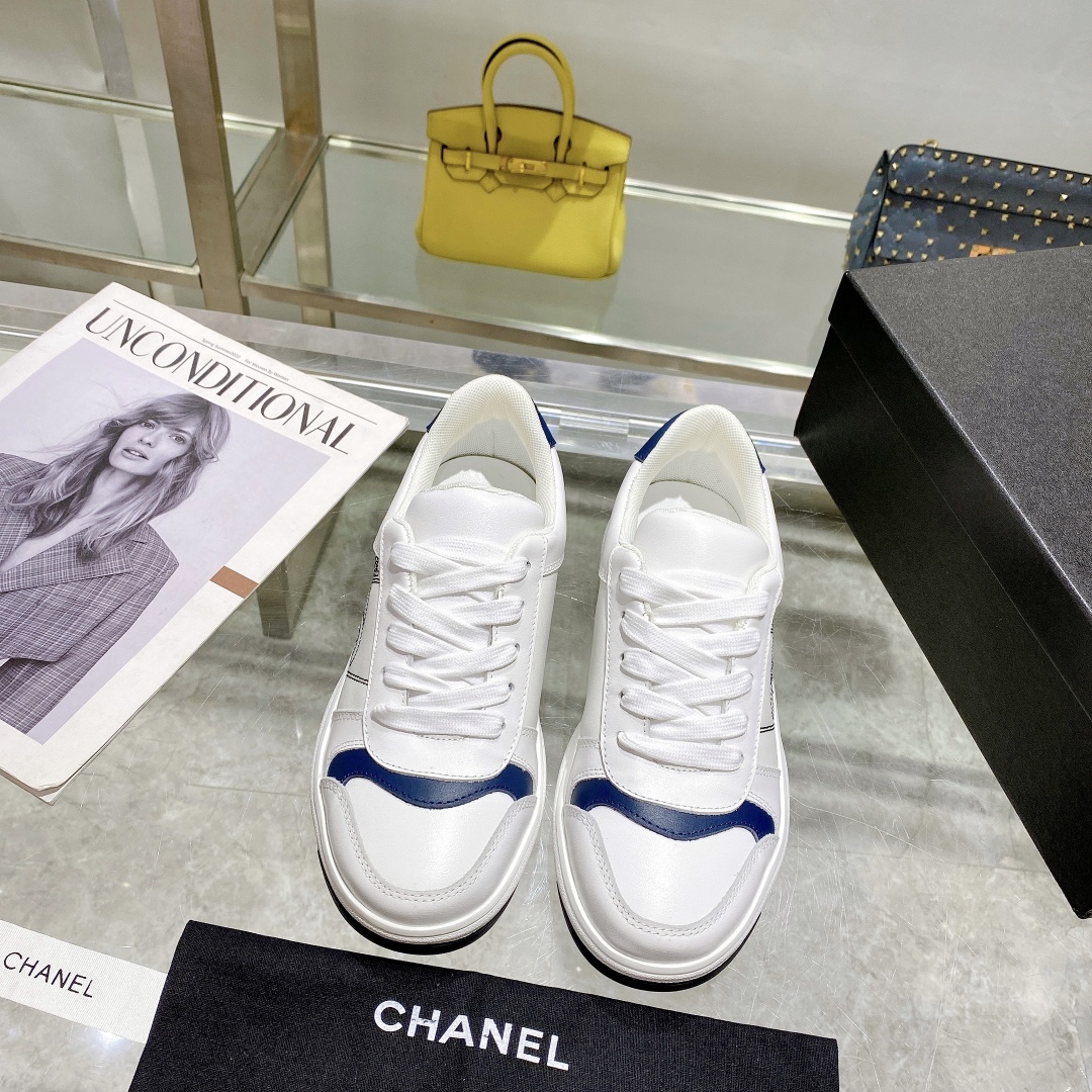 Ch**el Sneakers BlueFor Women