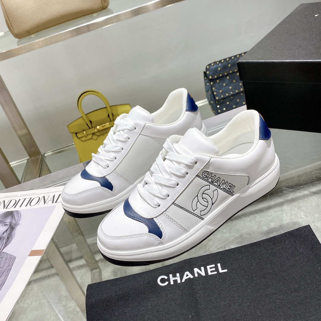 Ch**el Sneakers BlueFor Women