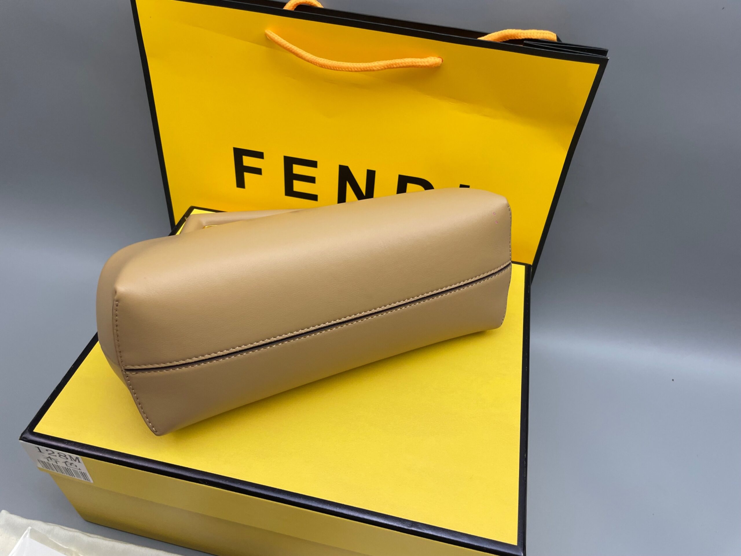 [True-to-ORIGINAL] F**di First Small Bag Beige For Women