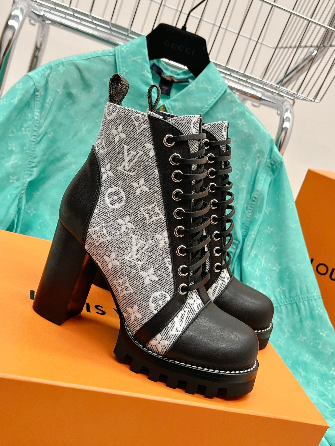 L0vis Vvtt0n Star Trail Ankle Boots Grey For Women 1AB2XH