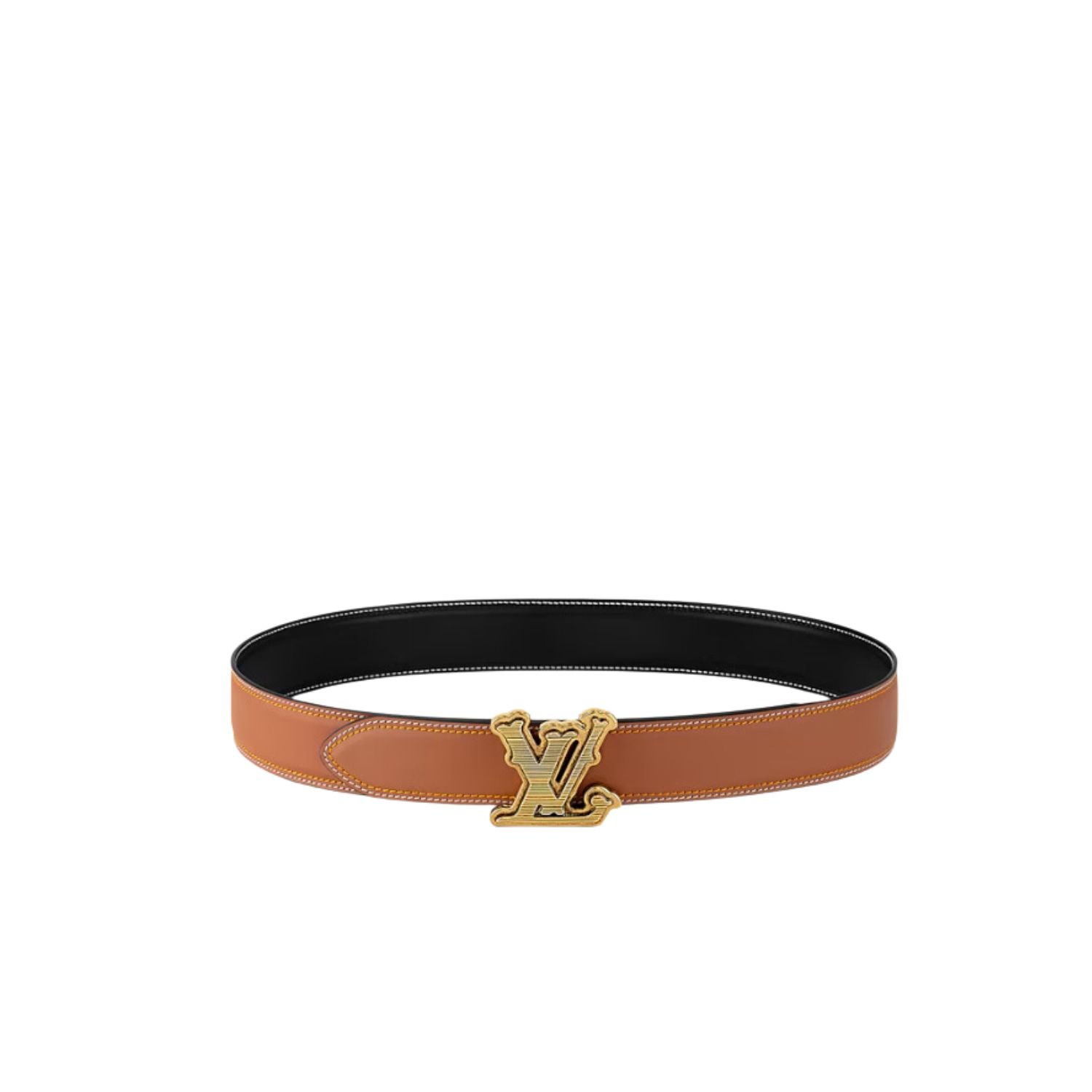 L0vis Vvtt0n LV Rodeo 40mm Reversible Belt Brown For Men M8727U