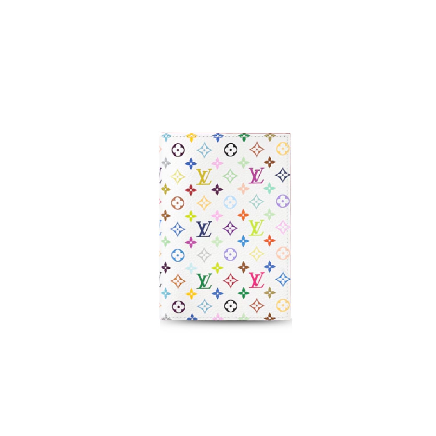 L0vis Vvtt0n LV x TM Passport Cover Multicolore Blanc Wallet For Women 5.5in/14cm – M14178