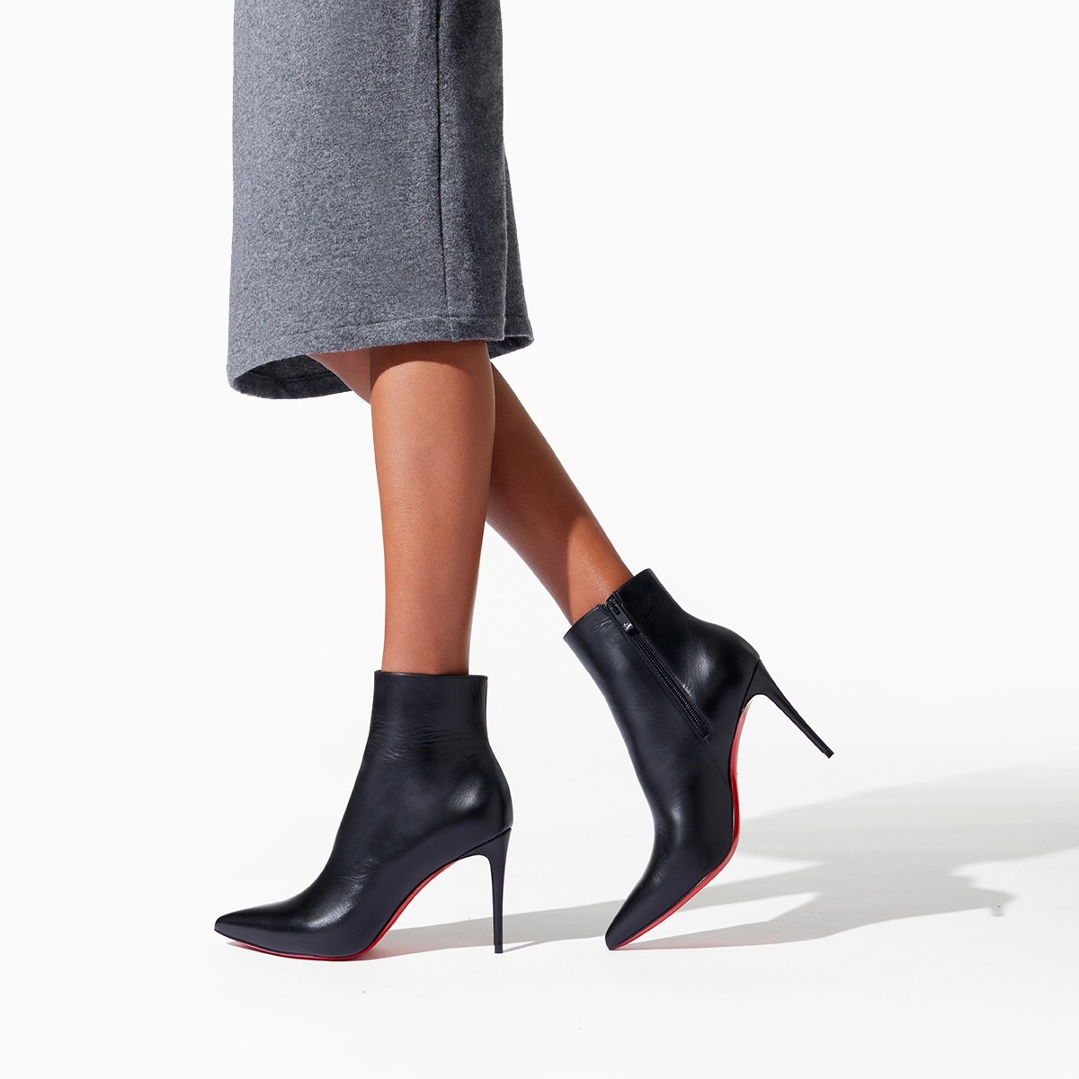 Chr1st1an Louboutin So Kate Booty Boots Black For Women 85mm 3190384BK01