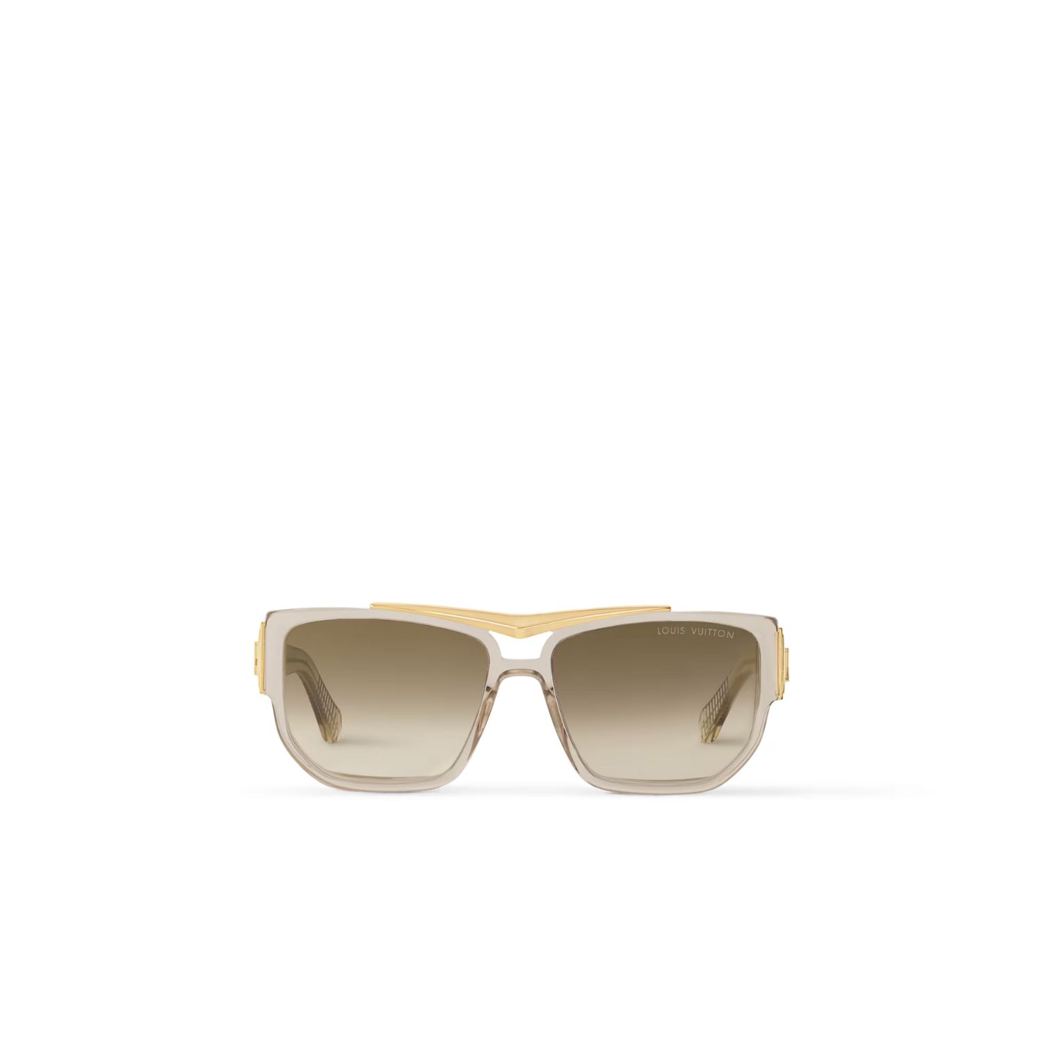 L0vis Vvtt0n Flight Square Sunglasses Crystal champagne For Men – Z2723U