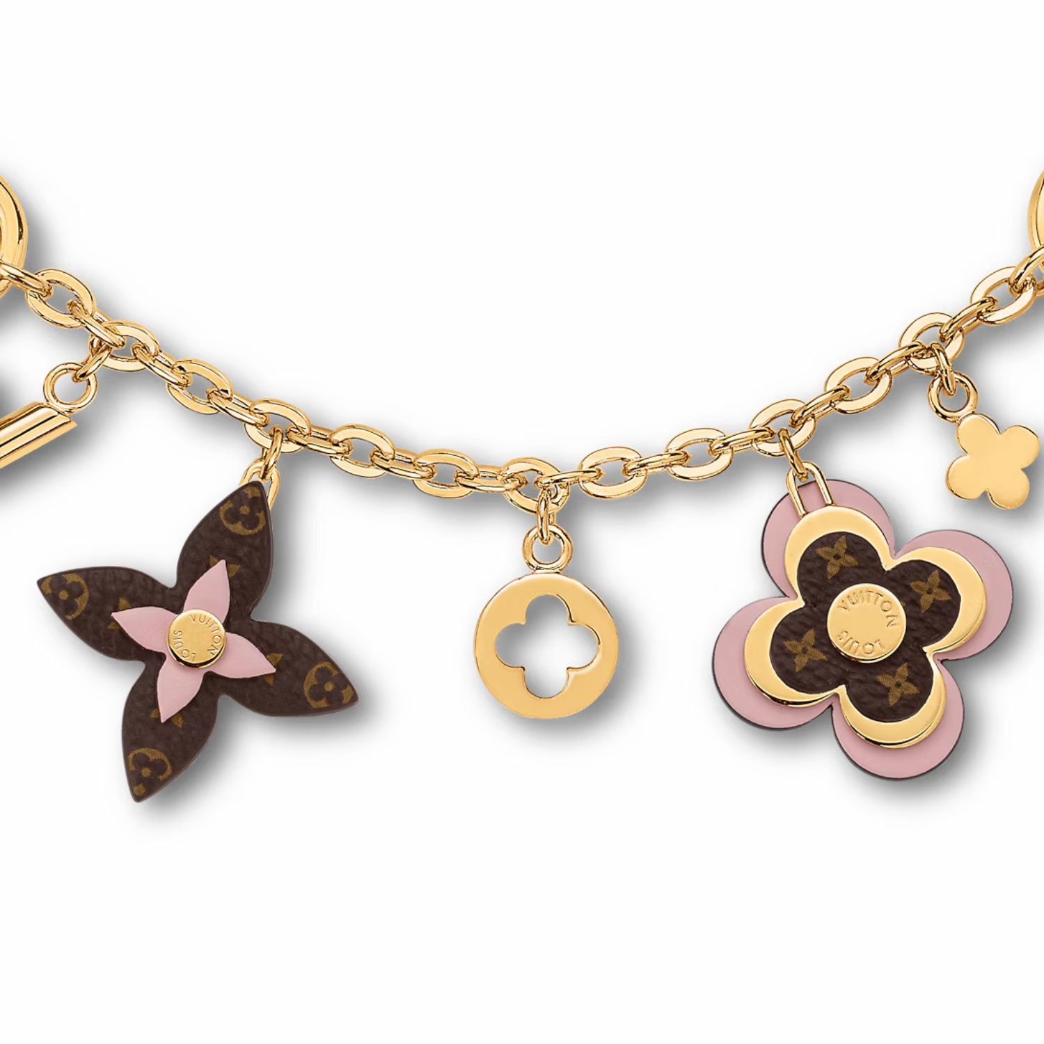 L0vis Vvtt0n Blooming Flowers Chain Bag Charm For Women M01414