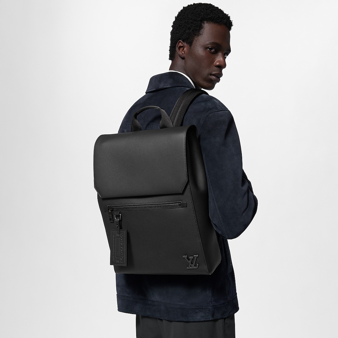 [True-to-ORIGINAL] L0vis Vvtt0n Fastline Backpack Black For Men 11.8in/30cm M21367