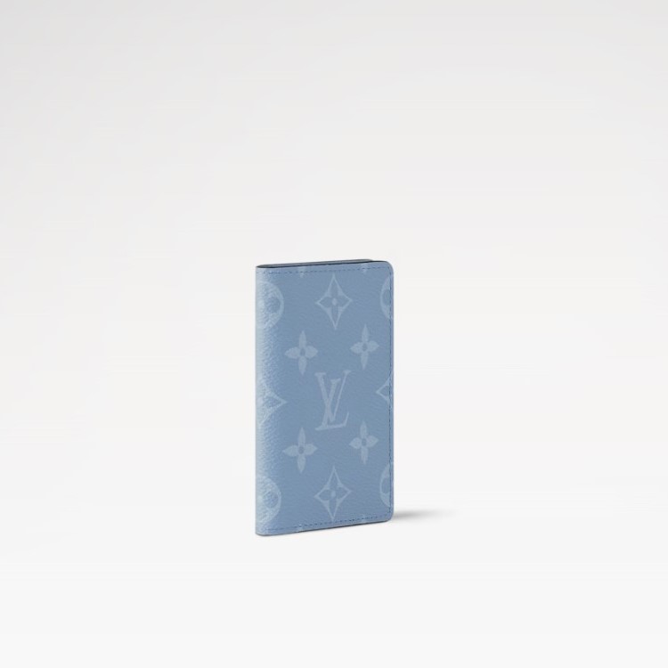 L0vis Vvtt0n Pocket Organizer Sky Blue For Men 4.4in/11cm M14112