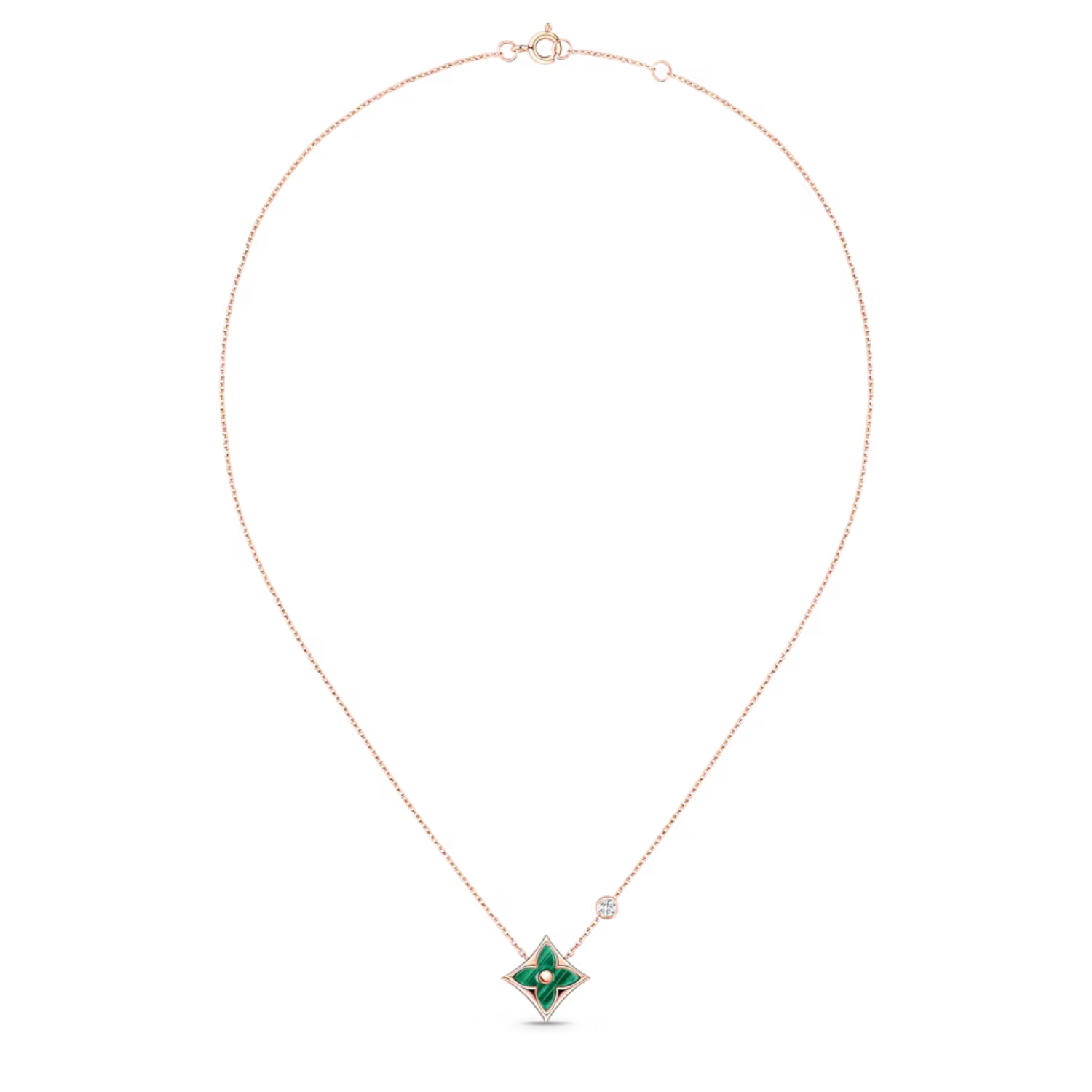 L0vis Vvtt0n Color Blossom BB Star Pendant Necklace For Women Q93894