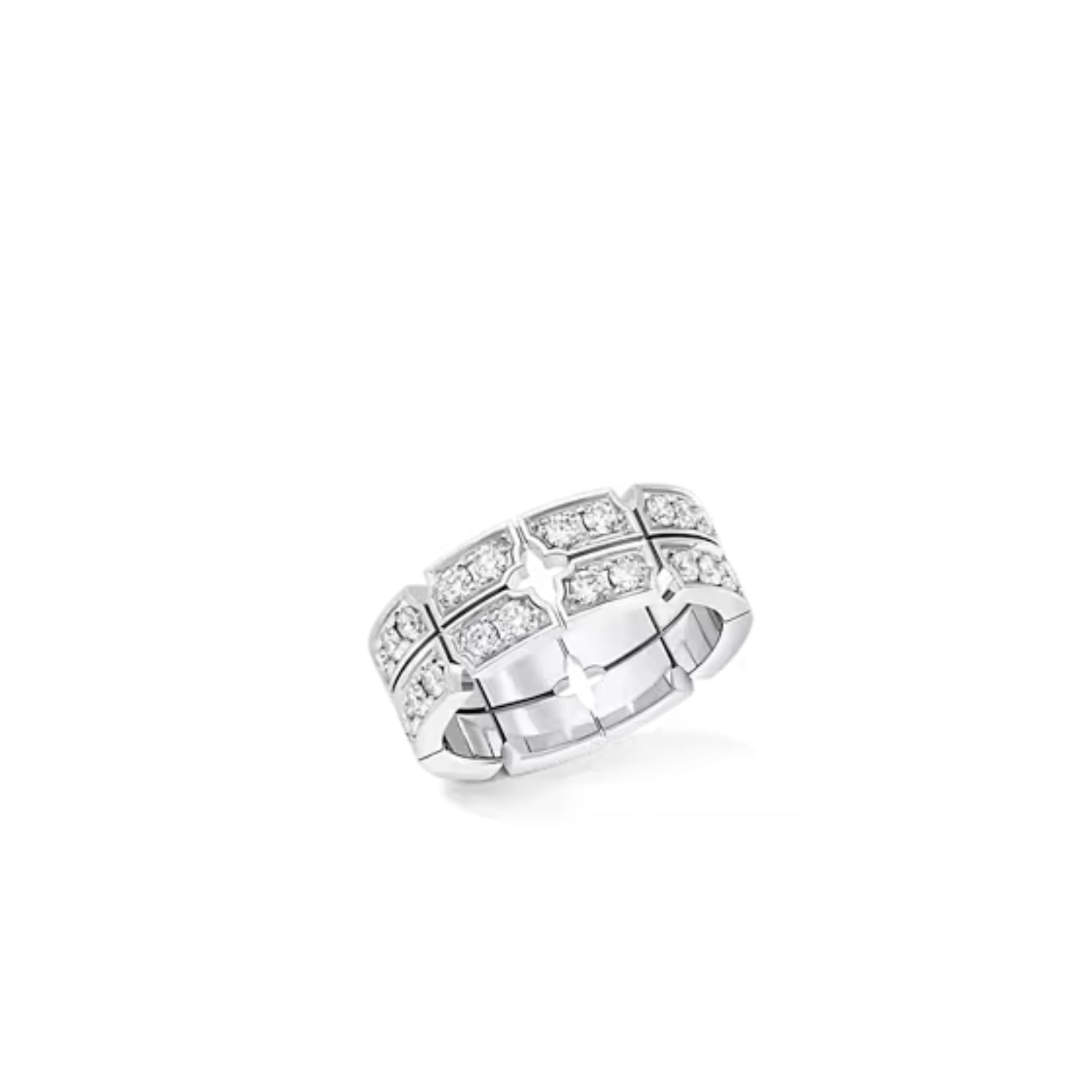 L0vis Vvtt0n Tumbler Ring Silver-Toned For Women – Q0L10B