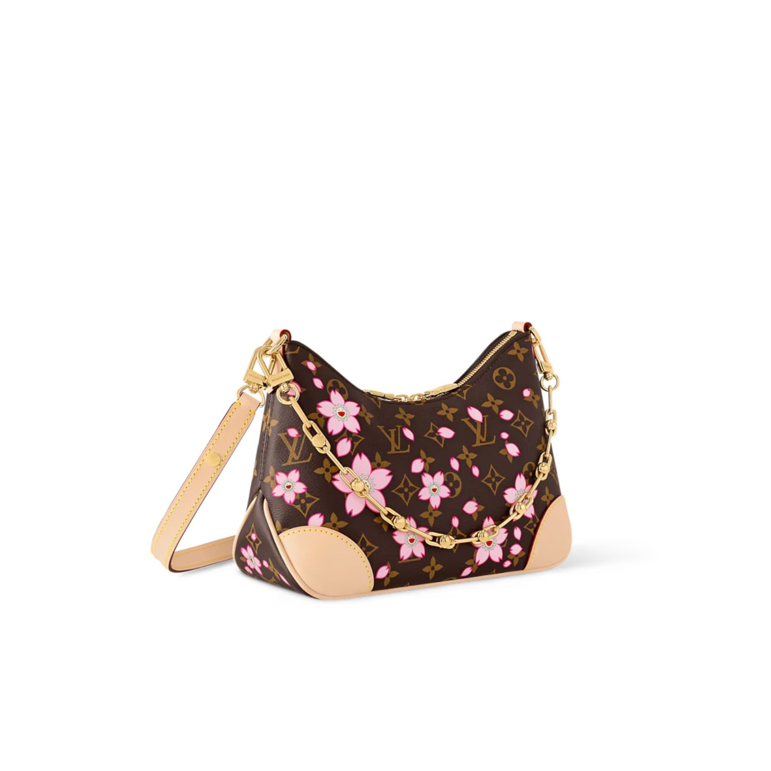 L0vis Vvtt0n LV x TM Boulogne PM Sakura Brown For Women 29cm/11in – M13265