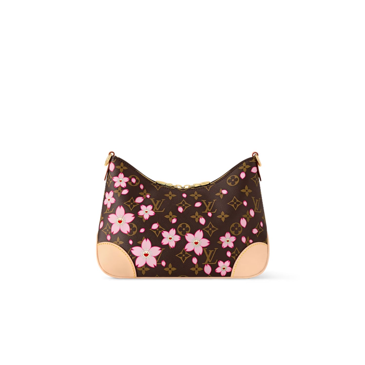 L0vis Vvtt0n LV x TM Boulogne PM Sakura Brown For Women 29cm/11in – M13265