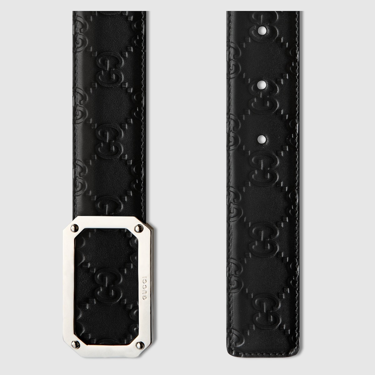 Gvc*1 Signature Belt 38mm Black For Men 403941 CWC0N 1000