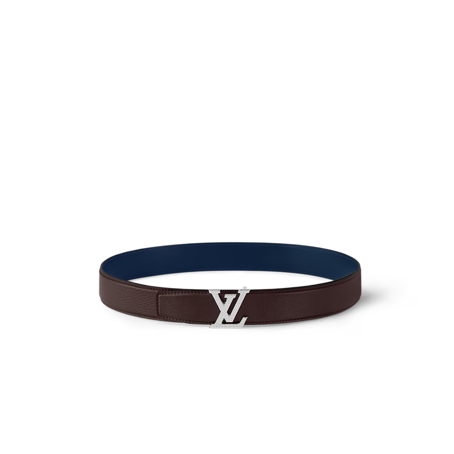 L0vis Vvtt0n LV Heritage 35mm Reversible Belt Brown/Navy For Men M8715V