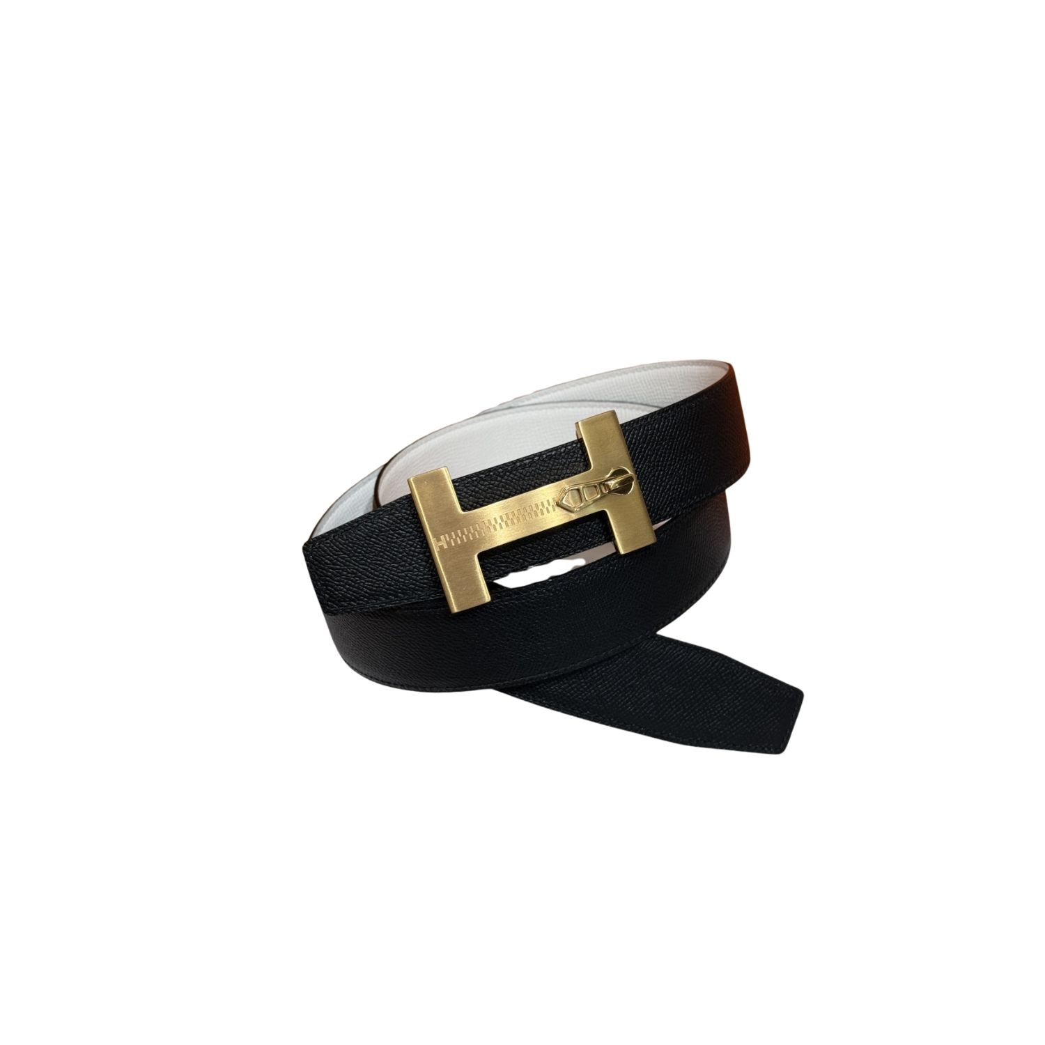 H**me5 “H-Zip” 38mm Reversible Belt White & Black
