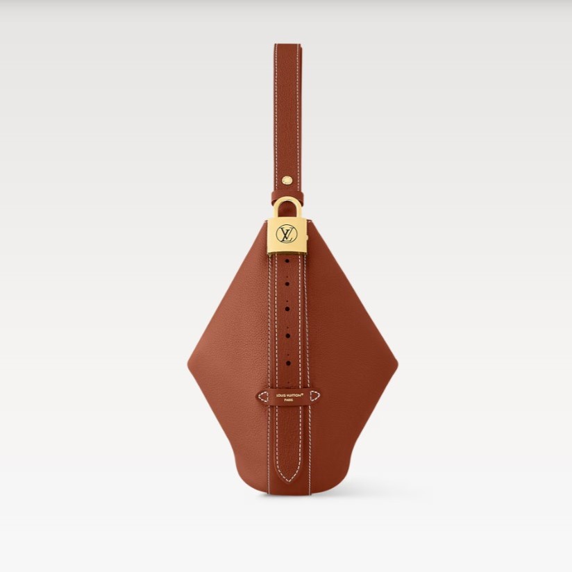 L0vis Vvtt0n Low Key Cookie MM Cognac For Women 12.6in/32cm M14642