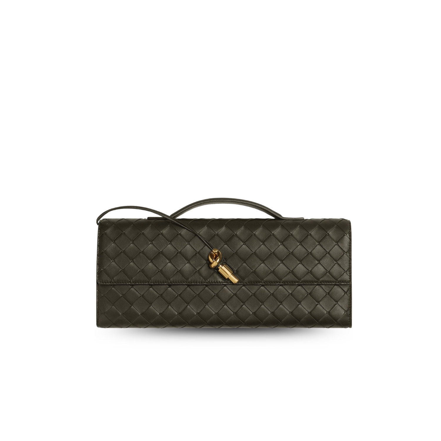 B0tt*ga Ven*ta Andiamo Clutch Kaki For Women 31cm/12.2in 741511VCPP33387