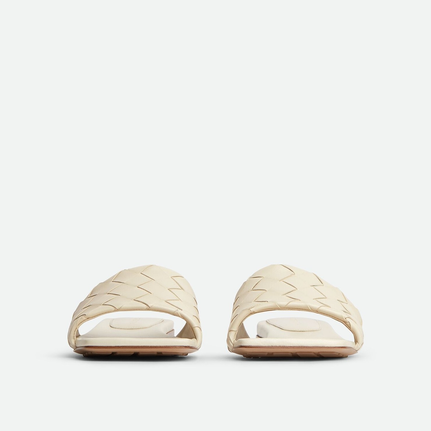 B0tt*ga Ven*ta Parco Flat Mule Sea Salt For Women 837737V2ED09031