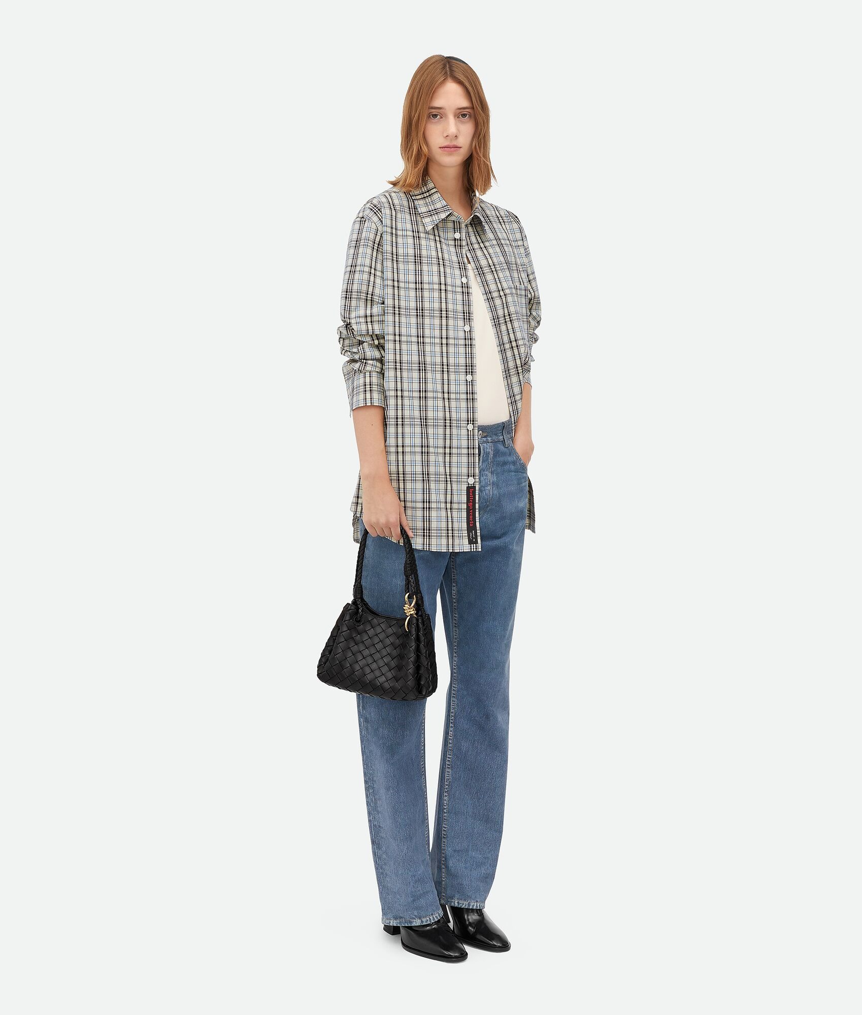 [True-to-ORIGINAL] B0tt*ga Ven*ta Small Parachute Black For Women 20cm/7.9in 796569VCPPT1019