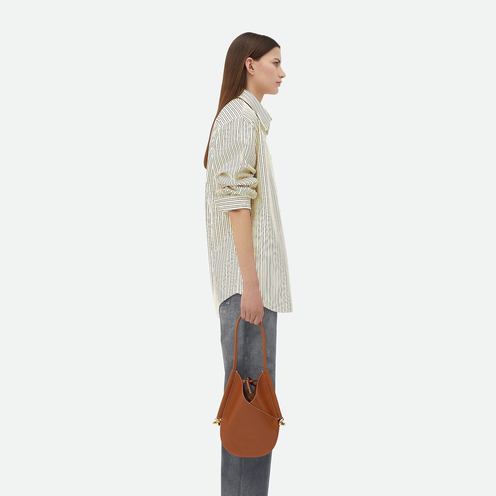 [True-to-ORIGINAL] B0tt*ga Ven*ta Small Solstice Light Wood For Women 26cm/10.2in 799522V4GM02754