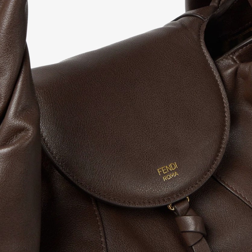 [True-to-ORIGINAL] F**di Spy Bag Dark Brown For Women 18.9in/48cm 8BR839AYCTF0L1B